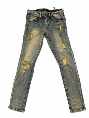 READ DESCRIPTION⚠️Kindred Slim Straight Distressed Blue Denim Jeans Men's 30x32